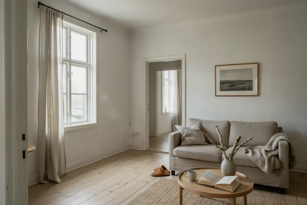 golvrenovering med parkett i villa i bj rkbacken