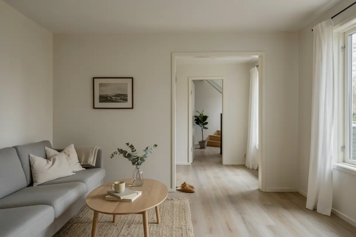 nytt laminatgolv i radhus i skutsk r
